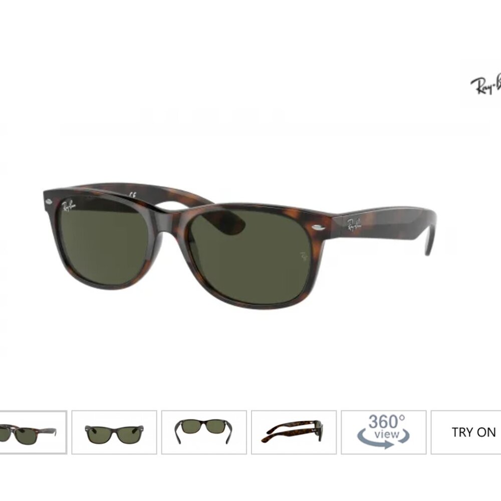 Ray-Ban RB2132 NEW WAYFARER SUNGLASSES + CASE